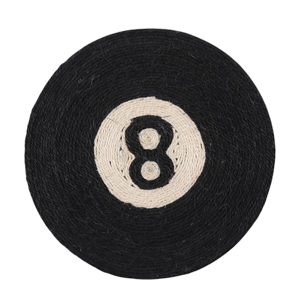 Pyöreä sisalraapimisalusta Transparent
