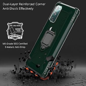 Suojakotelo Samsung Galaxy S20 FE:lle (vihreä)