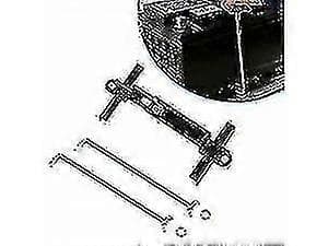 19 cm universell metall bilbatterihylle justerbar festeklemme kit