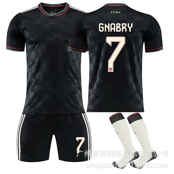 Bayern udebanetrøje sæt 25-26 (med strømper) NR.7 GNABRY 22# NO.7 GNABRY 22#