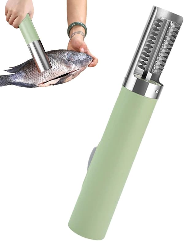 Electric Fish Scaler, Electric Fish Scaler | Fish Scaler with Lid - Rechargeable Fish Scaler with Ergonomic Handle, Tool