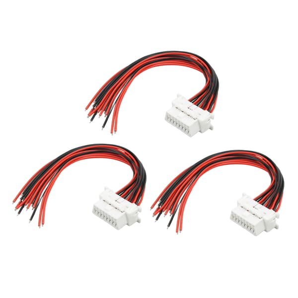 3 Pcs OBD2 Extension Cable 30cm Female Connector 16 Pin Vehicle Diagnostic Interface J1962