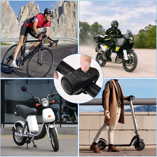 Sort Elektrisk Cykelklokke, Cykelklokke