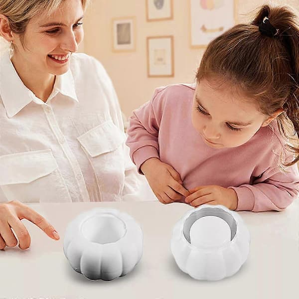 Halloween Gresskarbeholder Silikonform Epoksyharpiks Støpeform DIY Håndverk