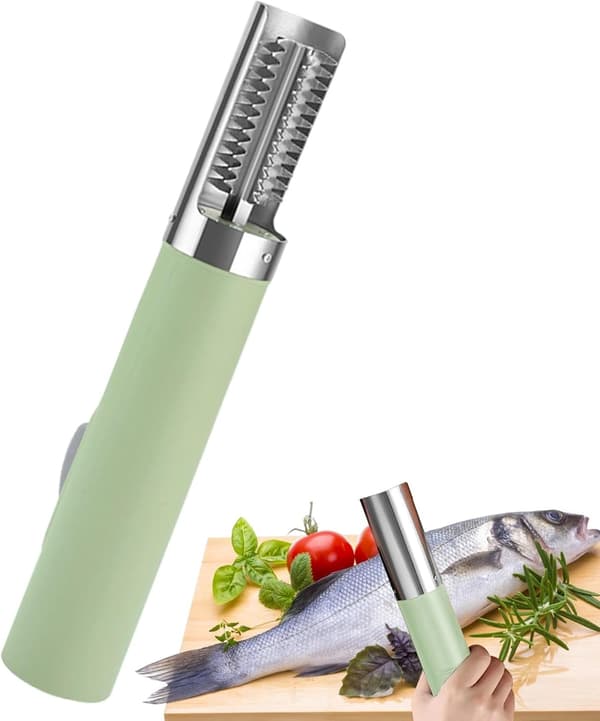 Electric Fish Scaler, Electric Fish Scaler | Fish Scaler with Lid - Rechargeable Fish Scaler with Ergonomic Handle, Tool