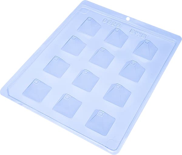 Pralinform Pyramide Sjokoladeform - BWB 9526 Transparent transparent