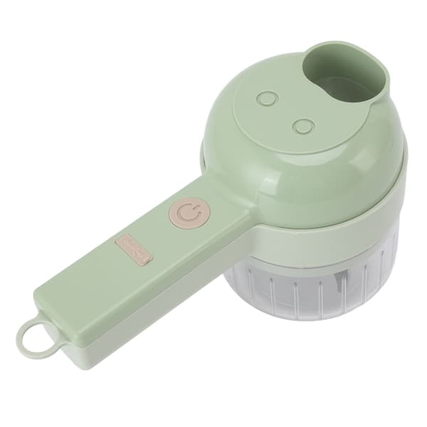 USB Rechargeable Handheld Garlic Chopper, Stainless Steel Blade, Waterproof, Open Refill Port