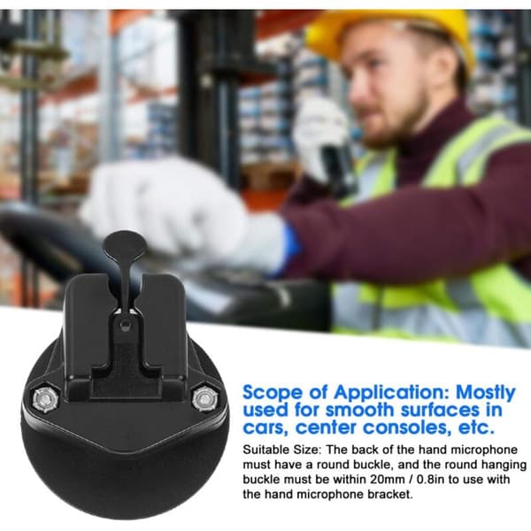 Walkie Talkie-holder, mikrofonholder, håndholdt mikrofonholder til bil FT-7800 FT-7900 FTM-100D FT-817 85