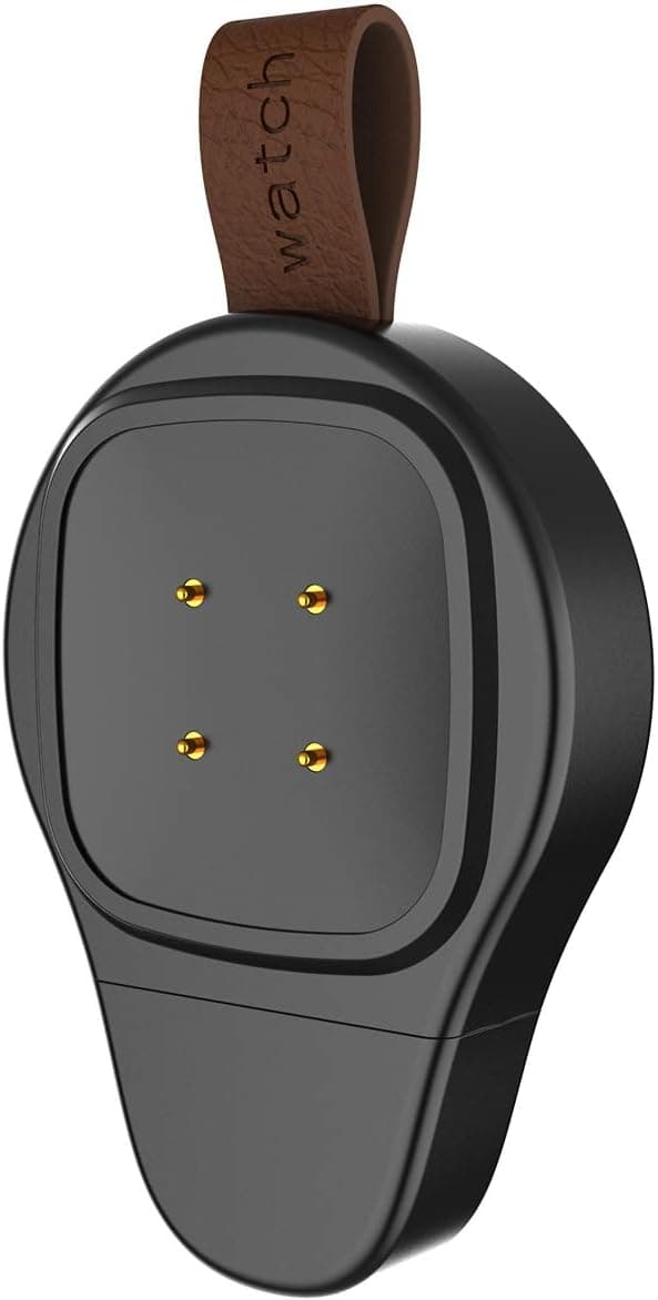 Reisevennlig trådløs magnetisk USB-ladebase for smartklokke