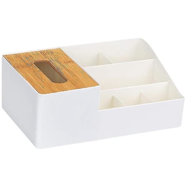 Office Desktop Stationery Storage Tissue Box Household Pp Material Desktop Tissues Cosmetics Storage