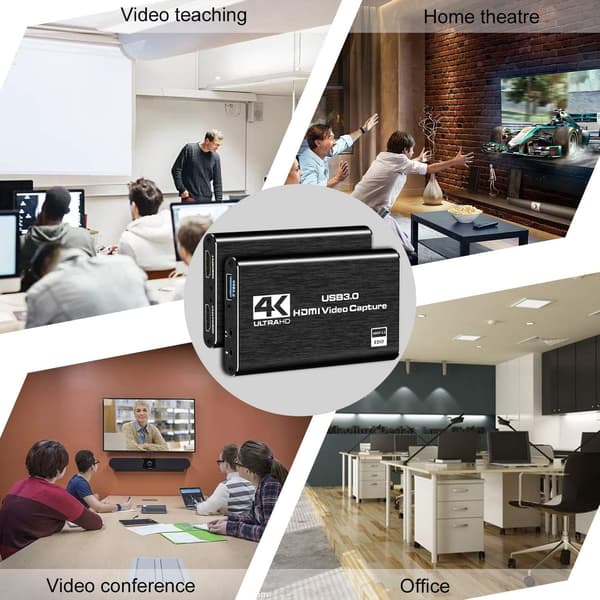USB 3.0 - HDMI-videokaappauskortti 1080P-videotallennussovitin pelitallennuslaitteelle