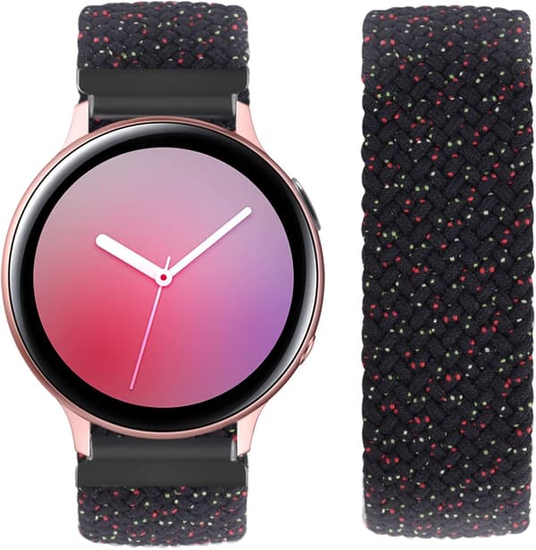 20 mm elastiska band kompatibla med Samsung Galaxy Watch 4 Classic/