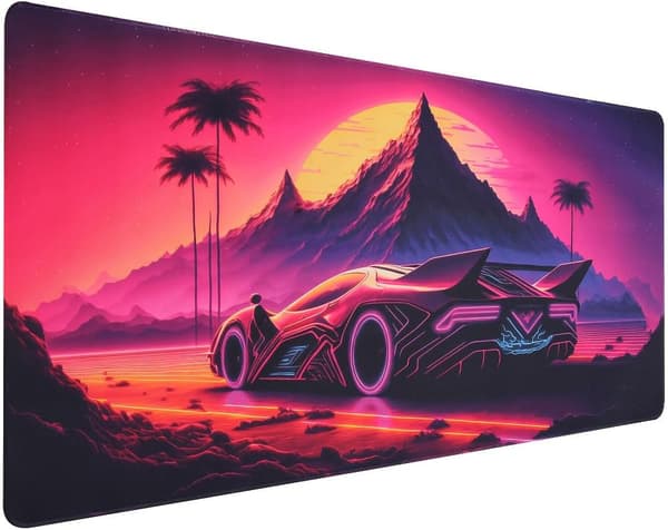 Anime musemåtte, 900 x 400 mm stor gaming musemåtte, gamingbordmåtte, udvidet musemåtte, (UK16-zicar)