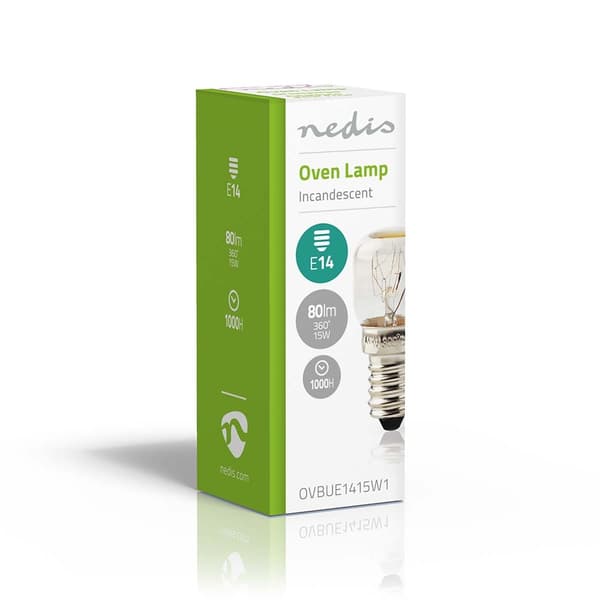 Nedis Oven Bulb | 15 W | E14 | Incandescent | T22 13 6