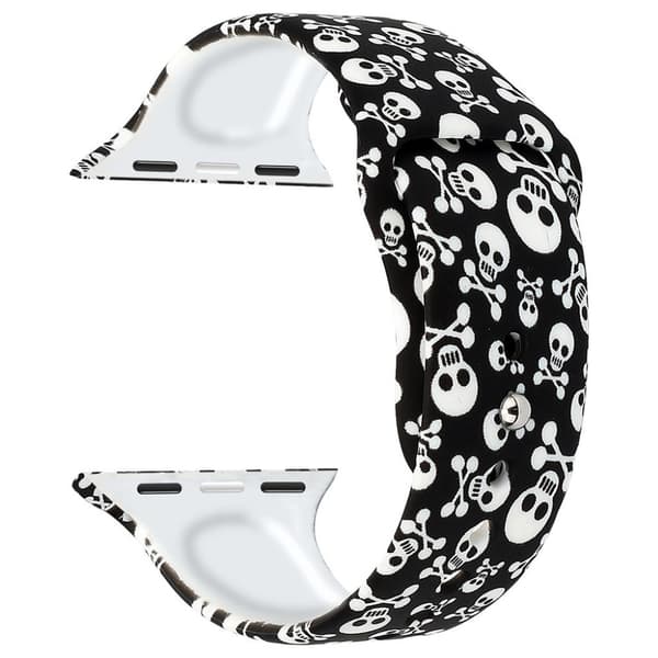 Kompatibel med Apple Watch Series 4 44mm mönstrat klockband - Stil F multifärg multifärg multicolor