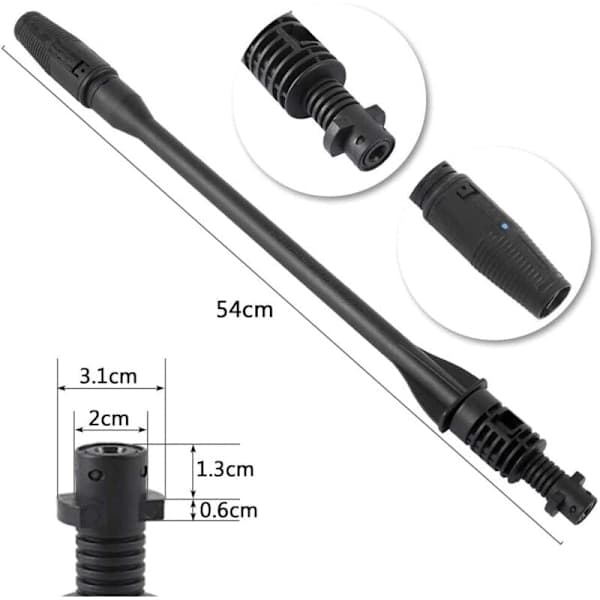 Kärcher k2 k3 k4 k5 k6 k7 højtryksrenser lanse Vario Power tilbehør-FA-