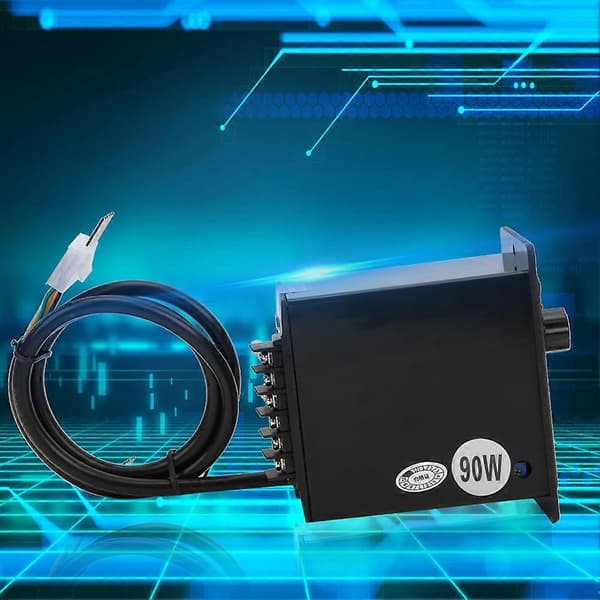 BERM Motorhastighedsregulator med Potentiometer Gevindknop 3.96 Interface AC220V 50/60Hz90W
