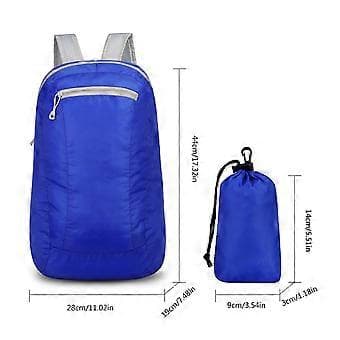Hiking Backpack Travel Backpack Ultralight Daypack Foldable Backpack Outdoor Backpack for Camping Sports Running Black (Black)