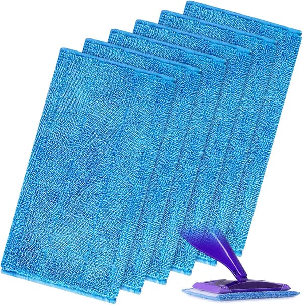 6 kpl mikrokuitusuihke (sininen), Swiffer WetJet -pölymoppi P