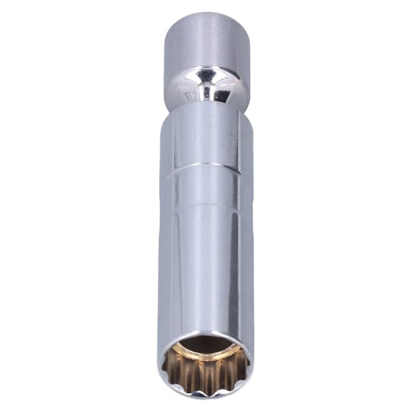 12-Point Thin Wall Magnetic Swivel Socket Chrome-Vanadium Steel Socket 3/8 inch Square Head 14 mm (9/16 inch)