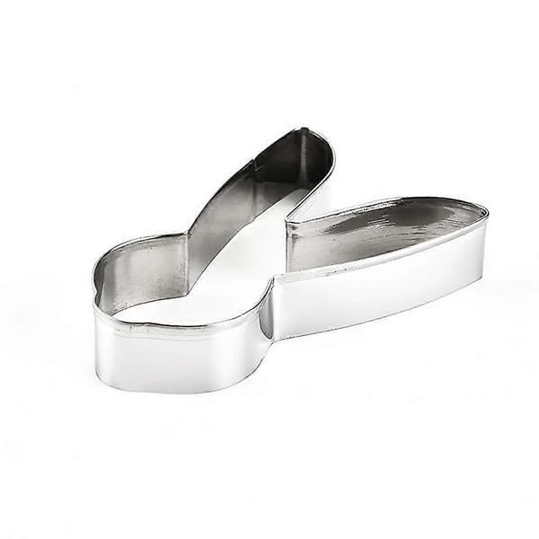 4 stk. kageform i rustfrit stål, kiksform, bagepresse, skabelon, form, bageværktøj