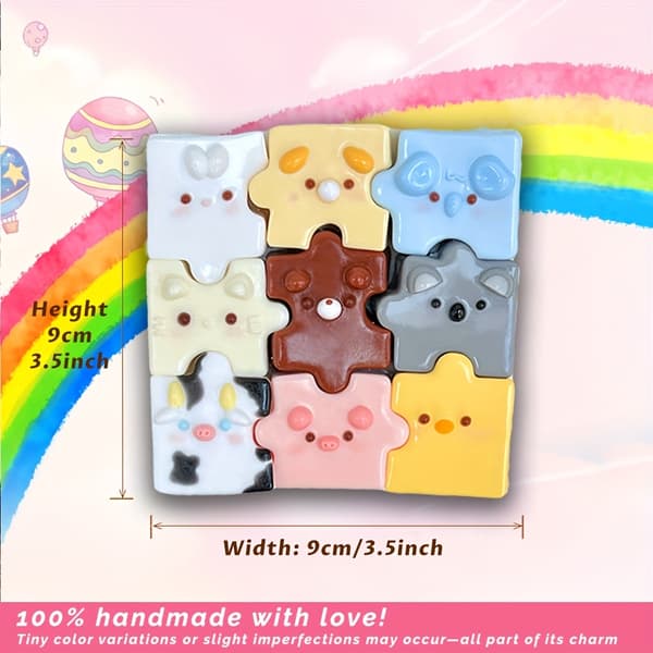 Handmade Squishy Toy Soft Feel Slow Rebound Sticky Ideal Gift Christmas Halloween Easter Puzzle Puzzle