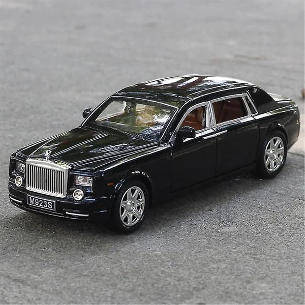 1/24 Legering Bilmodel Legetøj Rolls Royce Phantom Metal Trykstøbt Høj Simulering Limousine Lyd Lys Legetøj Børn Gaver Samling Rød Rolls Royce Red Rolls Royce