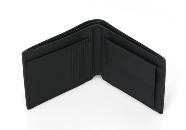 Svart Herr Cloudy Trifold Plånbok Borstad stöldskydds-RFID huvudlager