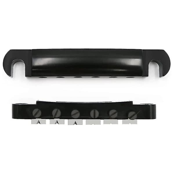 Tune-o-matic Bridge and Tailpiece with Studs Set for Abr-1 Bridge Lp Electric Guitar Replacement