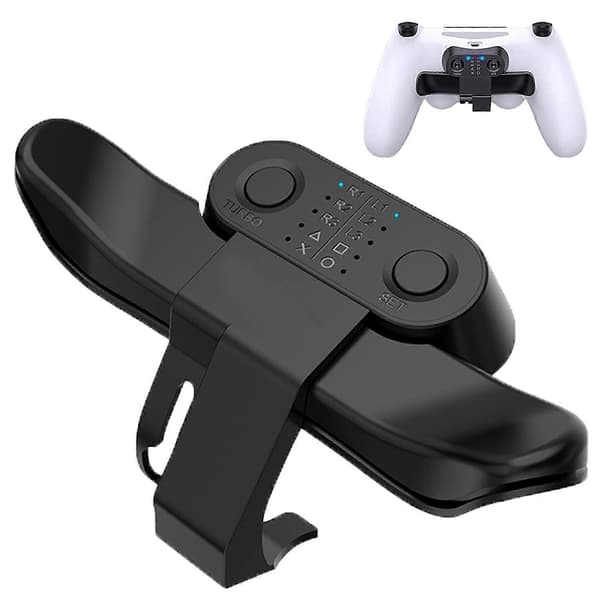 Replacement Paddles for PS4 Controller Back Button Attachment for Dualshock4 Gamepad Rear Extension