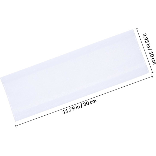 Engangs hvide kokkehatte til voksne 20 stk. hvide 60 cm