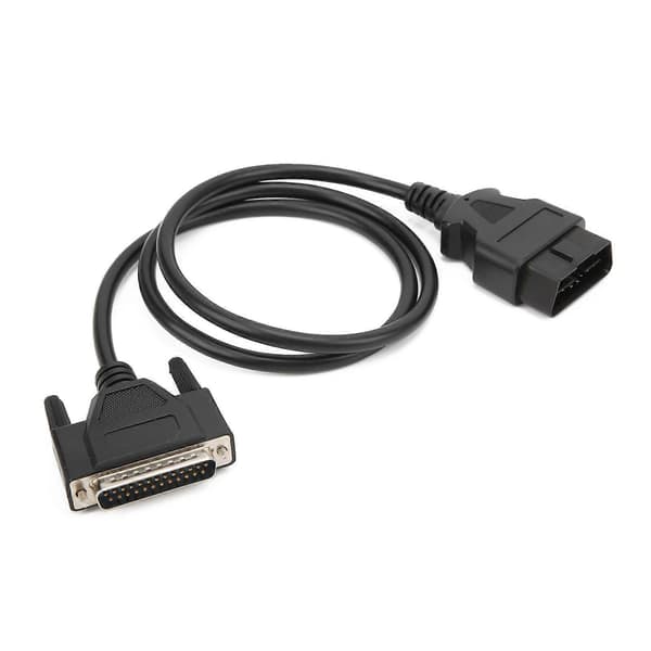 Diagnostisk OBD2 hann til DB25 hann kabeladapter 16Pin 102cm/40in erstatning for SBB V33 nøkkelprogrammerer