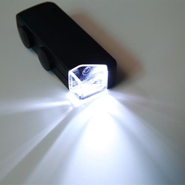 Fickmikroskop 60-100X Zoom Bärbar Zoom LED-belyst Lupp Mini Optisk Förstoringsglas för Observation
