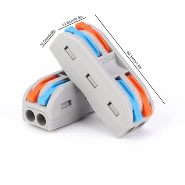 28 pcs 11-28 AWG PCT-2-2 Quick Connection Terminals for Industrial Electrical Accessories