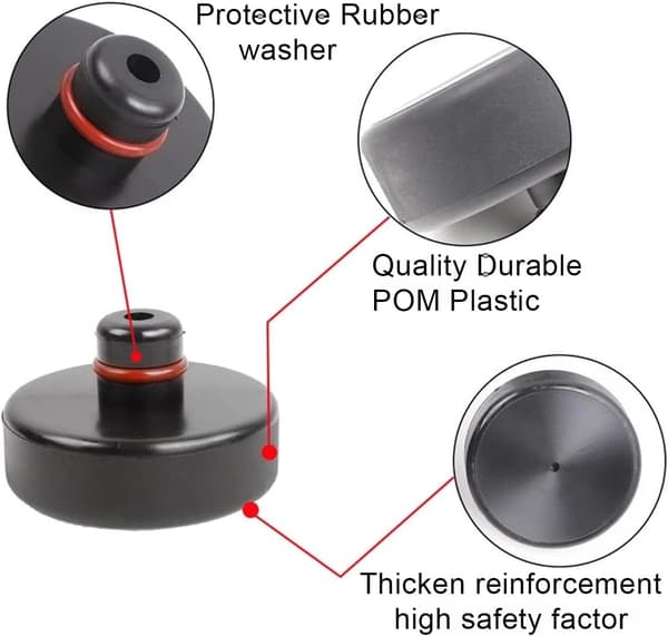 Sæt med 4 løftepuder Jack Pads til Tesla Model 3/Y/X/S med opbevaring