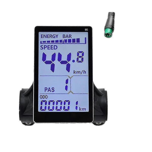 2024 M5 Elcykel LCD-Displaymåler 24v 36v 48v 60v E-Scooter LCD-Panel Skærm Til Mountainbike