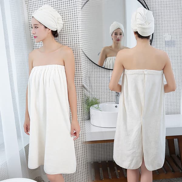 Hurtigtørrende hårturban - Mikrofiberhåndklæde til spa, hjem, bad