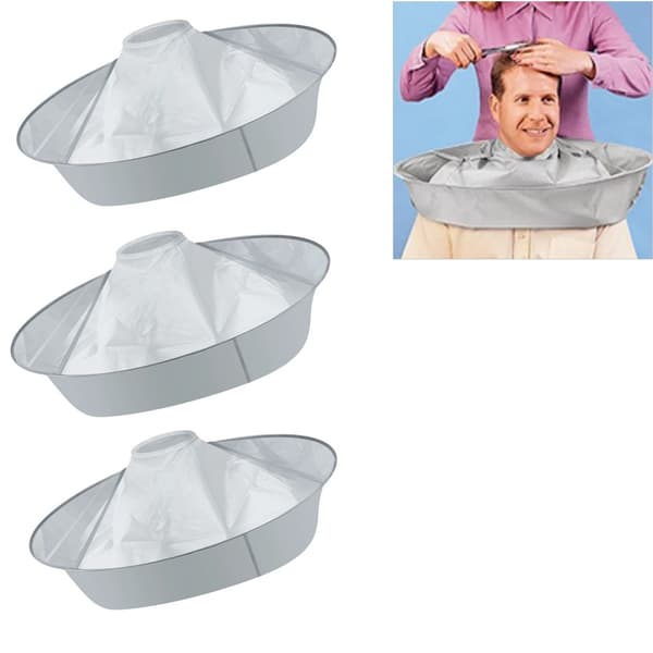 3 Kreative Forklær Hårklippekappe Salong Frisør Stylist - sølv