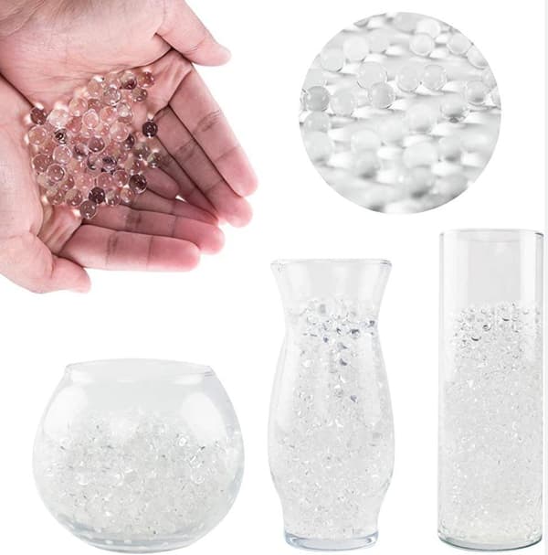 8000 st Transparenta Vattenkristaller Vattenpärlor 1cm