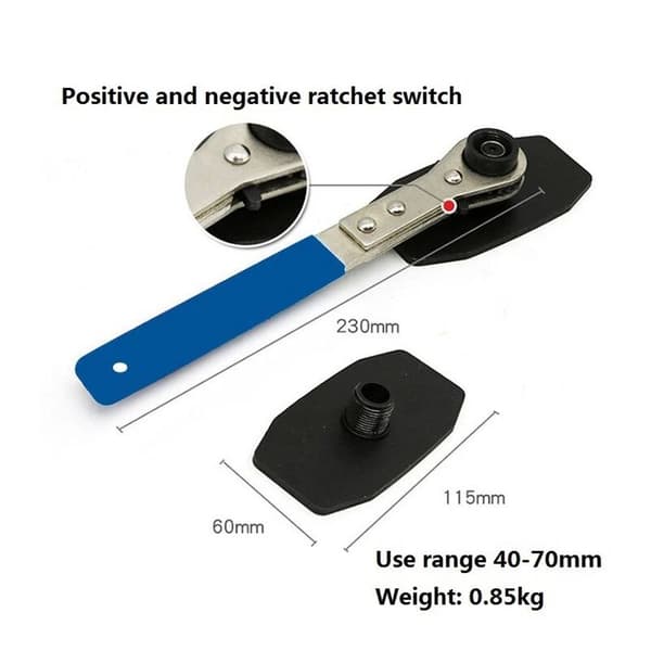 Bil Bremsecaliper Stempel Kaliper Spreder Verktøy Press Rustfritt Stål Dobbel Fire Separator Pad Reparasjonssett 1stk