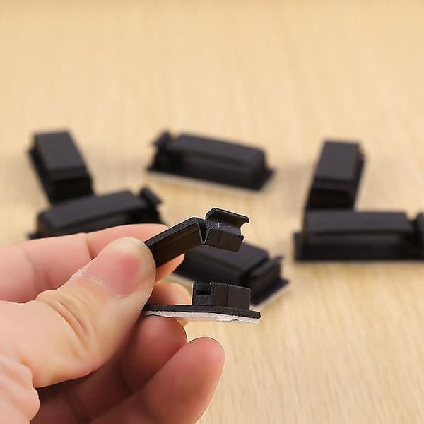 Multifunctional Cable Clips - Strong Adhesive Wire Clips for Cable Management and Wiring (20 pcs)