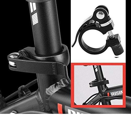 4 st cykelstolpsklämmor i aluminiumlegering