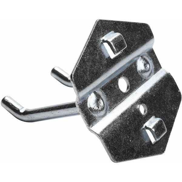 10 pcs 50mm Hook High Quality Practical Multifunctional Double Slanted Steel Tool for Wall Hanging Organizing Storage