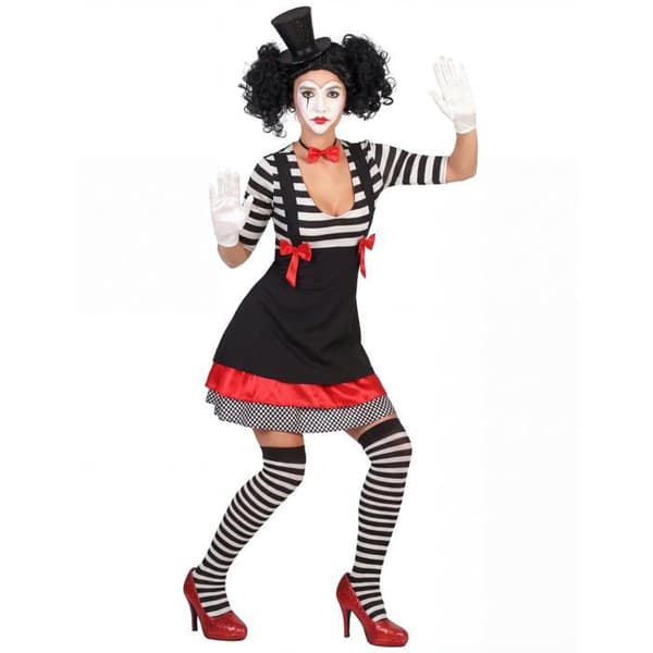Women's Mime Costume - ATOSA 22974 - Size 3