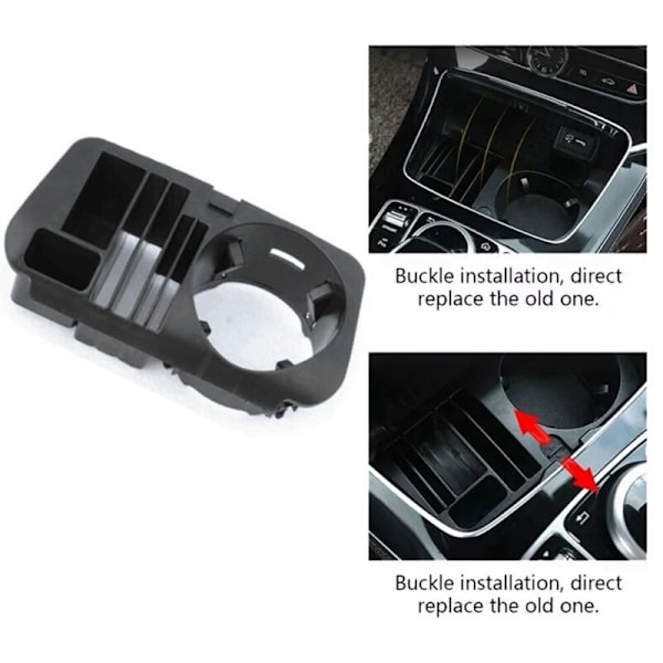Car Center Console Storage Box Drink Tray Cup Holder Phone Organizer for GLC C E-Class