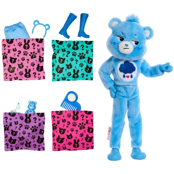 Barbie Cutie Reveal Care Bears Sininen Multifärg