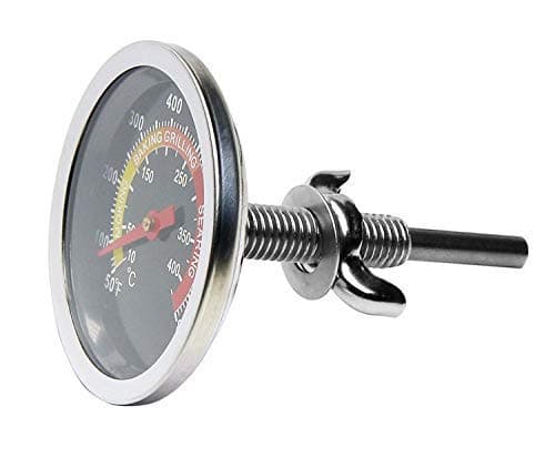 6CM Termometer, Grillrøyk Termometer, BBQ Termostat