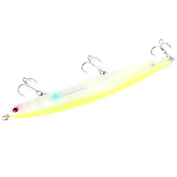 HENG JIA Mini Size Fish-shaped Lure with Hooks Fishing Tackle Tool B