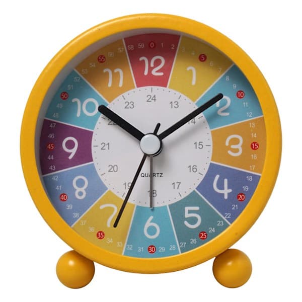 Kids Room Alarm Clock, Early Learning, Metal Alarm Clock, EEE One Size E E