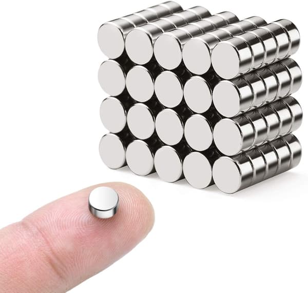 40-pack Extra Starka Magneter 6mm X 3mm, Neodymmagnet för Whiteboard, Kylskåp, Anslagstavla och DIY-Bild